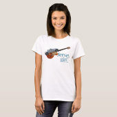 T-shirt Fille du Jersey (Devant entier)