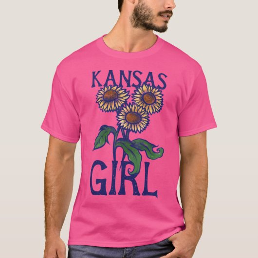 T-shirt Fille du Kansas 2 (Devant)