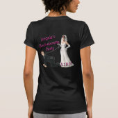 T-shirt Fille du marié (Dos)