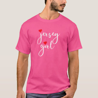 T-shirt Fille du New Jersey Femme fière du New Jersey Fill
