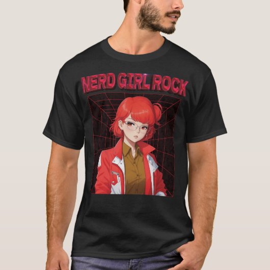 T-shirt Fille du Rock Nerd (Devant)