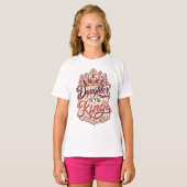 T-shirt Fille du Roi Conception Foi Chrétienne (Devant entier)