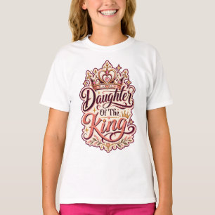 T-shirt Fille du Roi Conception Foi Chrétienne