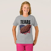 T-shirt fille du Texas (Devant entier)