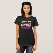 T-shirt Fille d'un professeur retraité cool (Devant entier)