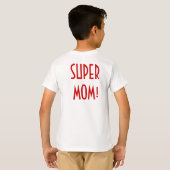 T-shirt Fille D'Une Super Maman (Dos entier)