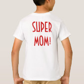 T-shirt Fille D'Une Super Maman (Dos)