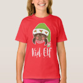 T-shirt Fille Elf Kid - Noël (Devant)