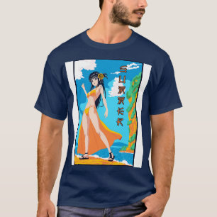 T-shirt fille en bikini