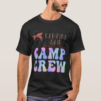 T-shirt Fille en camping cheveux n'ont pas d'importance Éq