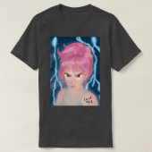 T-shirt Fille en colère (Design devant)