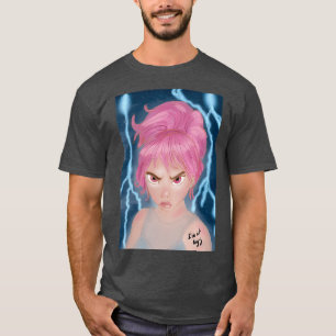 T-shirt Fille en colère