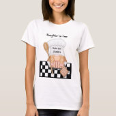 T-shirt Fille en droit Anniversaire Gnome Chef Cook (Devant)