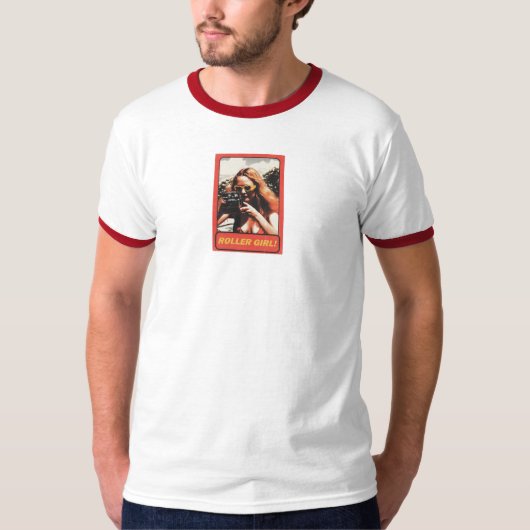 T-shirt Fille en roller (Devant)