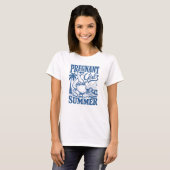 T-shirt Fille ENCEINTE ÉTÉ (Devant entier)