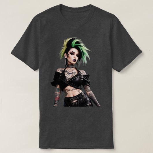 T-shirt fille encrée (Design devant)