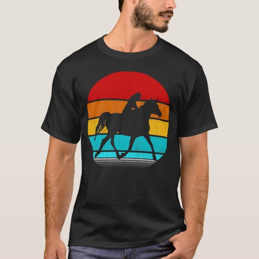T-shirt fille équitation (Devant)