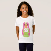 T-shirt fille espagnole Matryoshka (Devant entier)