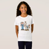T-Shirt Fille et poney (Devant entier)