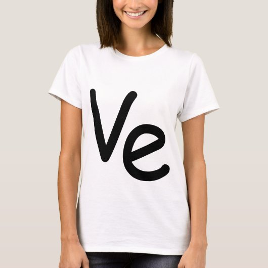 T-shirt Fille étant assortie de chemise de LO VE (Devant)