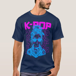 T-shirt Fille fan de KPop Vintage amatrice de musique KPop