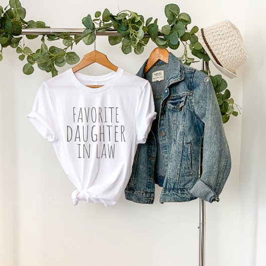 T-shirt Fille Favorite Dans L'Amour De La Loi-Mariage-Mari