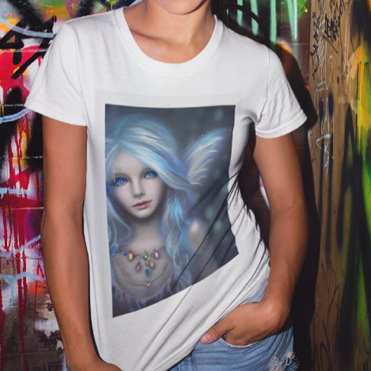T-shirt Fille Fée Mystique Éthérée