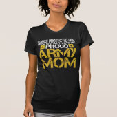 T-shirt Fille fière de maman d'armée (Devant)