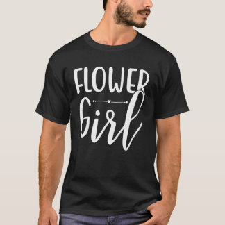 T-shirt Fille Fleur Mariage Équipée de Fête de Bachelorett