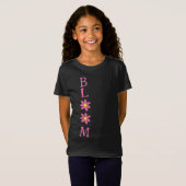 T-shirt fille Fleurs en fleurs (Devant entier)