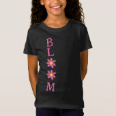 T-shirt fille Fleurs en fleurs (Devant)