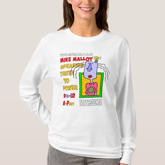 T-SHIRT FILLE FOLLE TRUTHSEEKER (Devant)