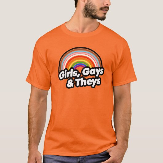 T-SHIRT FILLE, GAYS & ILS (Devant)