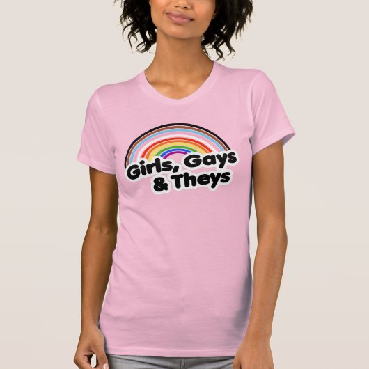 T-SHIRT FILLE, GAYS & ILS (Devant)