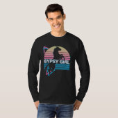 T-shirt Fille Gitane Rétro Cheval (Devant entier)
