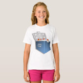 T-shirt fille Glacière glace (Devant entier)