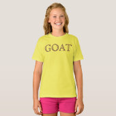 T-shirt fille "GOAT" (Devant entier)