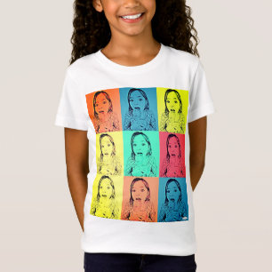 T-shirt fille - Graphique multicolore - HAMbWG