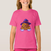 T-shirt Fille Halloween Scary Jack O’ Lantern (Devant)