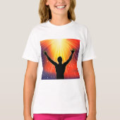T-shirt fille homme spirituel (Devant)