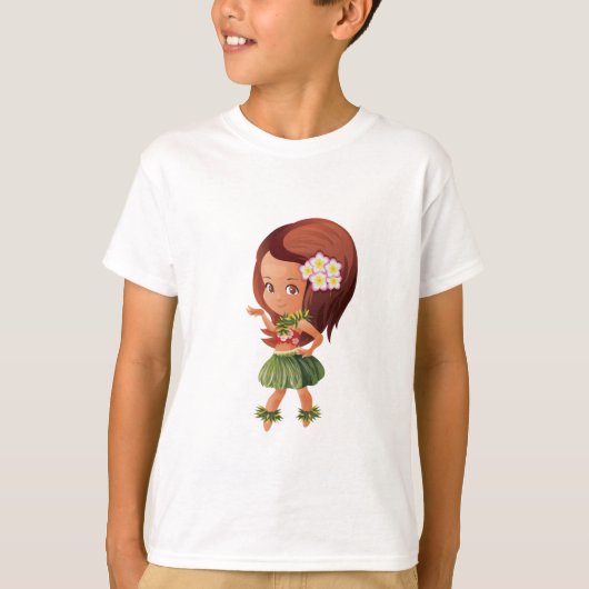 T-shirt fille Hula (Devant)