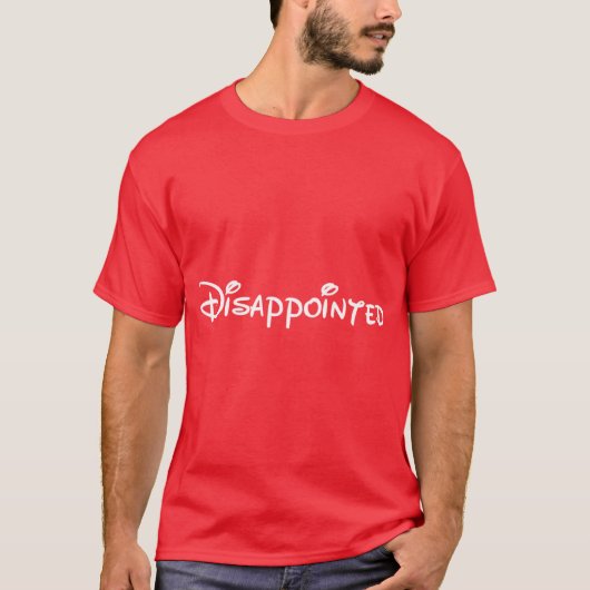 T-shirt Fille inversée déçue (Devant)