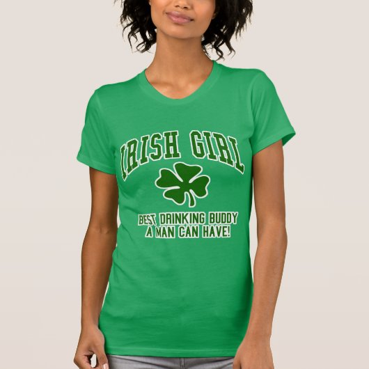 T-shirt Fille irlandaise : Ami potable (Devant)