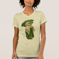 Fille Irlandaise au parapluie de la Vieille Irland