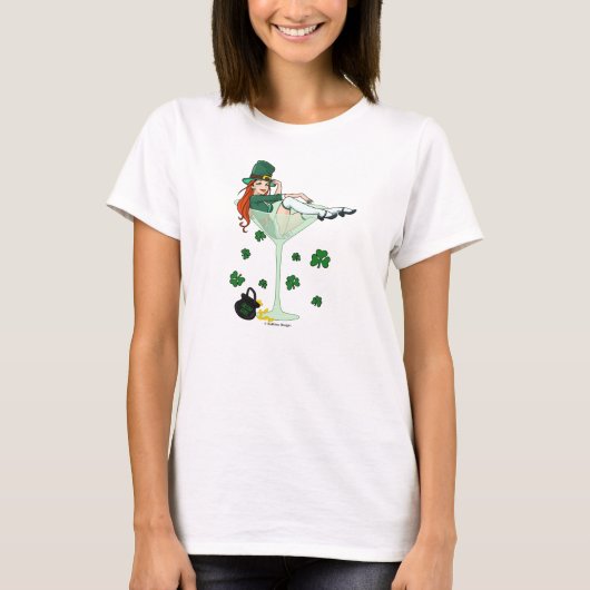 T-shirt Fille irlandaise Martini (Devant)
