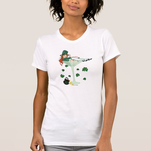 T-shirt Fille irlandaise Martini (Devant)
