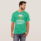 T-shirt Fille irlandaise qui avale (Devant entier)