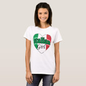 T-shirt fille italienne (Devant entier)