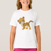 T-shirt fille Jaguar Cub (Devant)