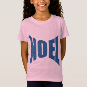 T-shirt fille jersey fin rose NOEL